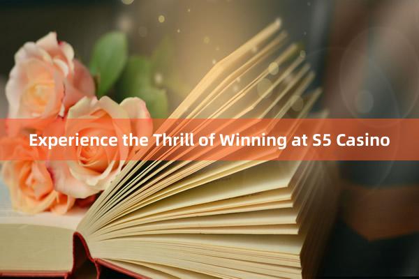 Experience the Thrill of Winning at S5 Casino